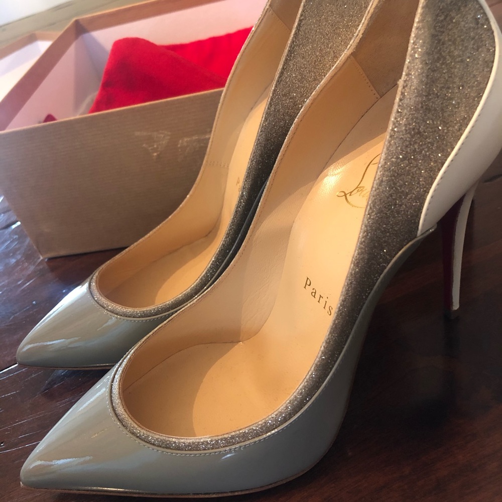 Christian Louboutin  glitz mimi/jazz calf pumps